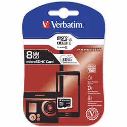 Verbatim Premium mémoire flash 8 Go MicroSDHC Classe 10 - Vue supplémentaire 2