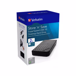Verbatim Store 'n' Save disque dur externe 2000 Go Noir - Vue supplémentaire 8