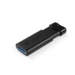 Verbatim PinStripe lecteur USB flash 64 Go USB Type-A 3.2 Gen 1 (3.1 Gen 1) Noir