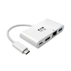 Tripp Lite U444-06N-HGU-C adaptateur graphique USB 1920 x 1080 pixels Blanc