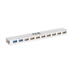 Tripp Lite U360-010C-2X3 hub & concentrateur USB 3.2 Gen 1 (3.1 Gen 1) Micro-B 5000 Mbit/s Blanc