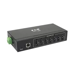 Tripp Lite U223-007-IND-1 hub & concentrateur USB 2.0 Type-B 480 Mbit/s Noir