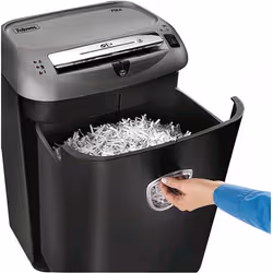 Fellowes 75Cs destructeur de papier Destruction croisée 22,9 cm Noir, Argent - Vue supplémentaire 4