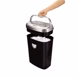 Fellowes 53C destructeur de papier Destruction croisée 22 cm Noir - Vue supplémentaire 2