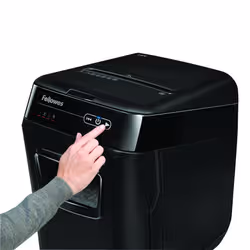 Fellowes AutoMax 150C destructeur de papier Destruction croisée 23 cm Noir, Gris - Vue supplémentaire 3