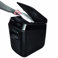Fellowes AutoMax 150C destructeur de papier Destruction croisée 23 cm Noir, Gris - Vue supplémentaire 4
