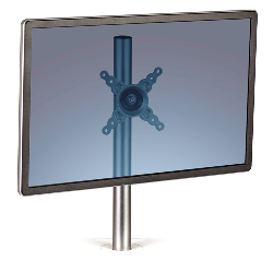 Fellowes 8042801 support d'écran plat pour bureau 27" Argent