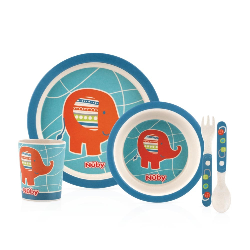 Nuby ID5498 sets pour les repas du nourrisson Couleurs assorties