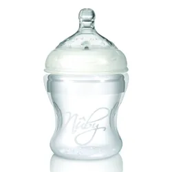 Nuby Biberon souple en silicone avec tétine à débit lent - 150 ml - 0m