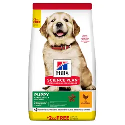 Hills 604386 Alimentation sèche pour chiens 14,5 kg Chiot Poulet, Bœuf