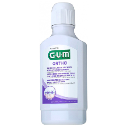 GUM Ortho Anti-Plaque Fluoré Bain de Bouche 300 ml