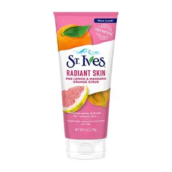 St. Ives Radiant Skin Pink Lemon & Mandarin Orange Gommage nettoyant 170 g Unisexe