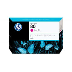 HP 80 cartouche d'encre DesignJet magenta, 350 ml