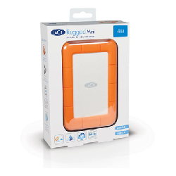 LaCie Rugged Mini disque dur externe 2 To Orange, Argent