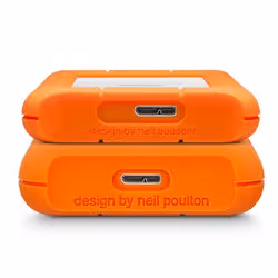 LaCie Rugged Mini disque dur externe 2 To Orange, Argent - Vue supplémentaire 4