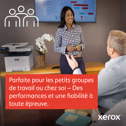 Xerox B225 copie/impression/numérisation recto verso sans fil A4, 34 ppm, PS3 PCL5e/6, chargeur automatique de documents, 2 maga - Vue supplémentaire 9