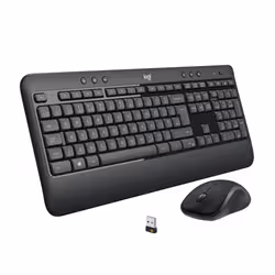 Logitech MK540 Advanced clavier Souris incluse RF sans fil QWERTY US International Noir, Blanc - Vue supplémentaire 4