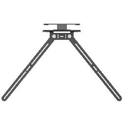 Logitech TV Mount for Video Bars Noir