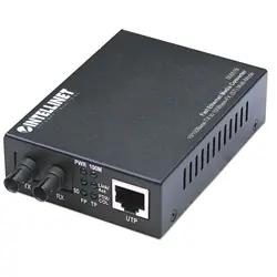 Intellinet 506519 convertisseur de support réseau 100 Mbit/s 1310 nm Multimode Noir