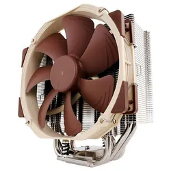 Noctua NH-U14S système de refroidissement d’ordinateur Processeur Refroidisseur 12 cm Marron, Acier inoxydable