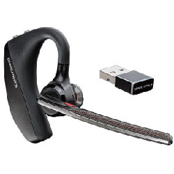 POLY VOYAGER 5200 UC Casque Crochets auriculaires Bluetooth Noir (206110-101)