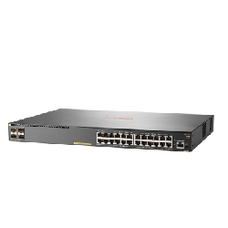Aruba 2930F 24G PoE+ 4SFP Géré L3 Gigabit Ethernet (10/100/1000) Connexion Ethernet, supportant l'alimentation via ce port (PoE) 1U Gris
