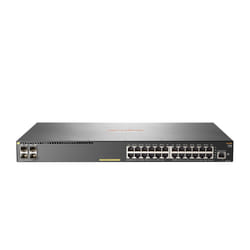 Aruba 2930F 24G PoE+ 4SFP Géré L3 Gigabit Ethernet (10/100/1000) Connexion Ethernet, supportant l'alimentation via ce port (PoE) 1U Gris