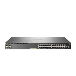Aruba 2930F 24G PoE+ 4SFP Géré L3 Gigabit Ethernet (10/100/1000) Connexion Ethernet, supportant l'alimentation via ce port (PoE) 1U Gris