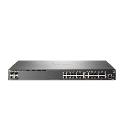 Hewlett Packard Enterprise Aruba 2930F 24G PoE+ 4SFP+ Géré L3 Gigabit Ethernet (10/100/1000) Connexion Ethernet, supportant l'alimentation via ce port (PoE) 1U Gris (JL255A)
