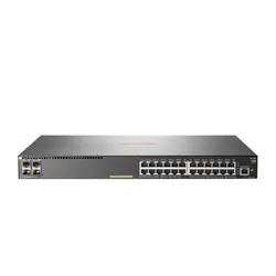 Hewlett Packard Enterprise Aruba 2930F 24G PoE+ 4SFP+ Géré L3 Gigabit Ethernet (10/100/1000) Connexion Ethernet, supportant l'alimentation via ce port (PoE) 1U Gris (JL255A)