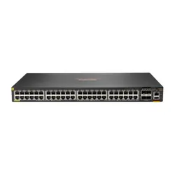 HPE Aruba Networking Aruba 6300F 48-port 1GbE Class 4 PoE & 4-port SFP56 Géré L3 Gigabit Ethernet (10/100/1000) Connexion Ethernet, supportant l'alimentation via ce port (PoE) 1U Gris