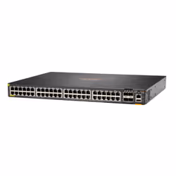 Aruba 6300F 48-port 1GbE Class 4 PoE & 4-port SFP56 Géré L3 Gigabit Ethernet (10/100/1000) Connexion Ethernet, supportant l'alimentation via ce port (PoE) 1U Gris - Vue supplémentaire 2