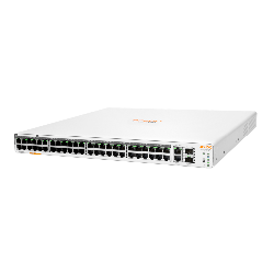 Aruba Instant On 1960 48G 40p Class4 8p Class6 PoE 2XGT 2SFP+ 600W Géré L2+ Gigabit Ethernet (10/100/1000) Connexion Ethernet, supportant l'alimentation via ce port (PoE) 1U Blanc