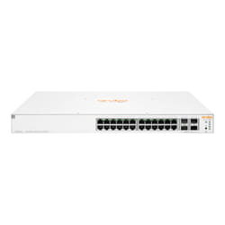 Aruba Instant On 1930 24G Class4 PoE 4SFP/SFP+ 370W Géré L2+ Gigabit Ethernet (10/100/1000) Connexion Ethernet, supportant l'alimentation via ce port (PoE) 1U Blanc