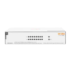 Aruba Instant On 1430 8G Class4 PoE 64W Non-géré L2 Gigabit Ethernet (10/100/1000) Connexion Ethernet, supportant l'alimentation via ce port (PoE) Blanc