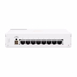 Aruba Instant On 1430 8G Class4 PoE 64W Non-géré L2 Gigabit Ethernet (10/100/1000) Connexion Ethernet, supportant l'alimentation via ce port (PoE) Blanc - Vue supplémentaire 3
