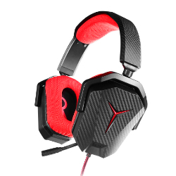 Lenovo GXD0L03746 écouteur/casque Avec fil Ecouteurs Jouer Noir, Rouge