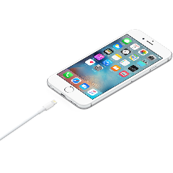 Apple MXLY2ZM/A câble Lightning 1 m Blanc