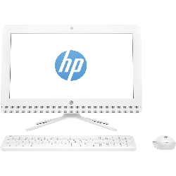 HP 20-c002nk Intel® Core™ i3 49,5 cm (19.5") 1600 x 900 pixels 4 Go 1000 Go HDD Windows 10 Home Blanc