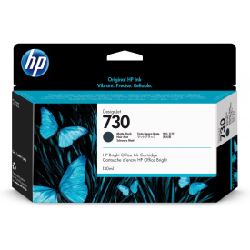HP Cartouche d’encre 730 DesignJet noir mat, 130 ml