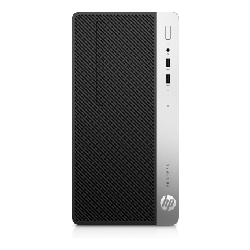 HP ProDesk 400 G4 i3-7100 Micro Tower Intel® Core™ i3 4 Go 500 Go HDD DOS gratuit PC Noir, Argent