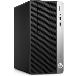 HP ProDesk 400 G4 i3-7100 Micro Tower Intel® Core™ i3 4 Go 500 Go HDD DOS gratuit PC Noir, Argent