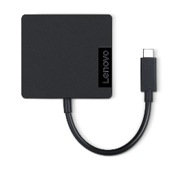 Lenovo GX90M61237 hub & concentrateur USB 3.2 Gen 1 (3.1 Gen 1) Type-C Noir