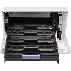 HP Color LaserJet Pro Imprimante multifonction M479fnw, Impression, copie, numérisation, télécopie, e-mail, Numérisation vers e-mail/PDF; Chargeur automatique de documents déroulé de 50 feuilles - Vue supplémentaire 3
