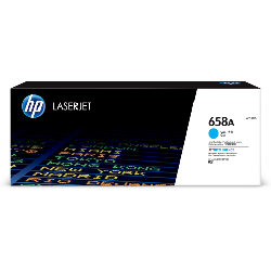 HP Toner cyan LaserJet 658A authentique