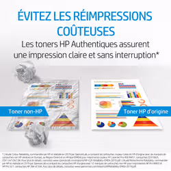 HP Toner jaune LaserJet 658A authentique - Vue supplémentaire 3