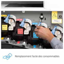 HP Color LaserJet Enterprise Imprimante multifonction M776dn, Impression, copie, numérisation et télécopie en option, Impression recto-verso; Numérisation recto-verso; Numériser vers un e-mail - Vue supplémentaire 16