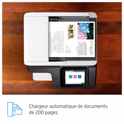 HP Color LaserJet Enterprise Imprimante multifonction M776dn, Impression, copie, numérisation et télécopie en option, Impression recto-verso; Numérisation recto-verso; Numériser vers un e-mail - Vue supplémentaire 9