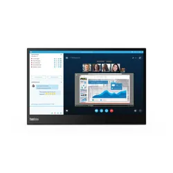 Lenovo ThinkVision M14 14" LED Full HD 6 ms Noir