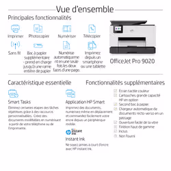 HP OfficeJet Pro 9020 A jet d'encre thermique A4 4800 x 1200 DPI 24 ppm Wifi (1MR78B) - Vue supplémentaire 11